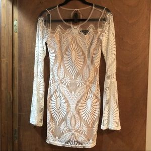 The Vintage Shop white lace dress